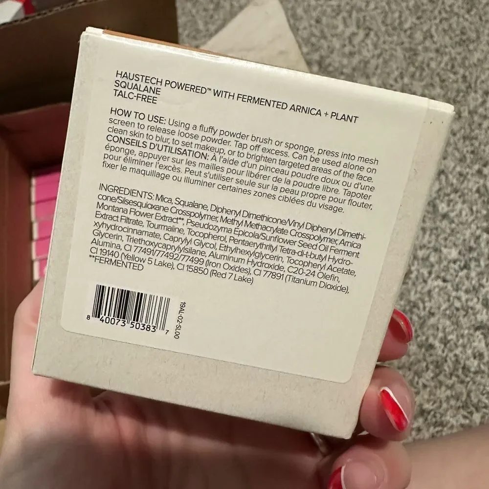 Haus Labs NIB Bio-Blurring Loose Setting Powder in Deep Honey